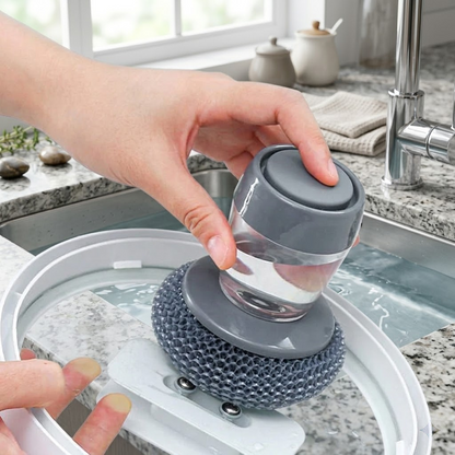 Liquid Adding Pot Washing Brush
