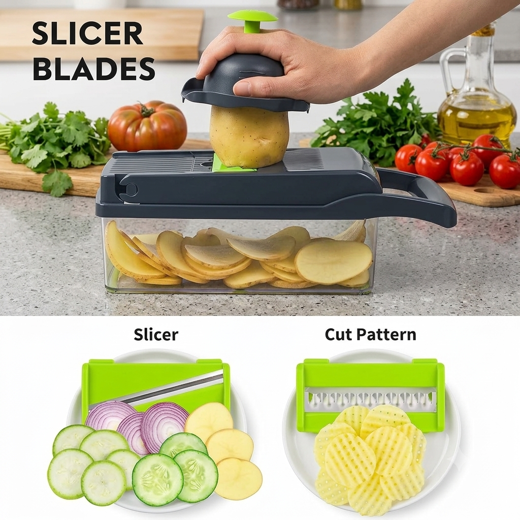 Vegetable Cutter Chopper and Slicer